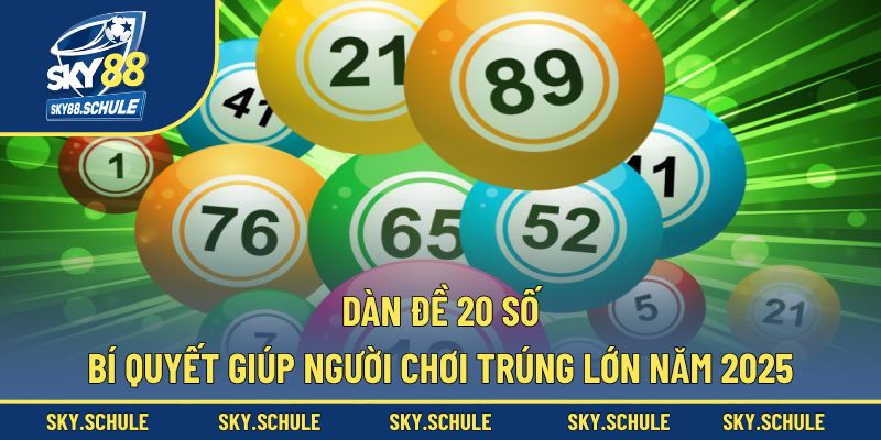 dàn đề 20 số, 36 số, 99 số